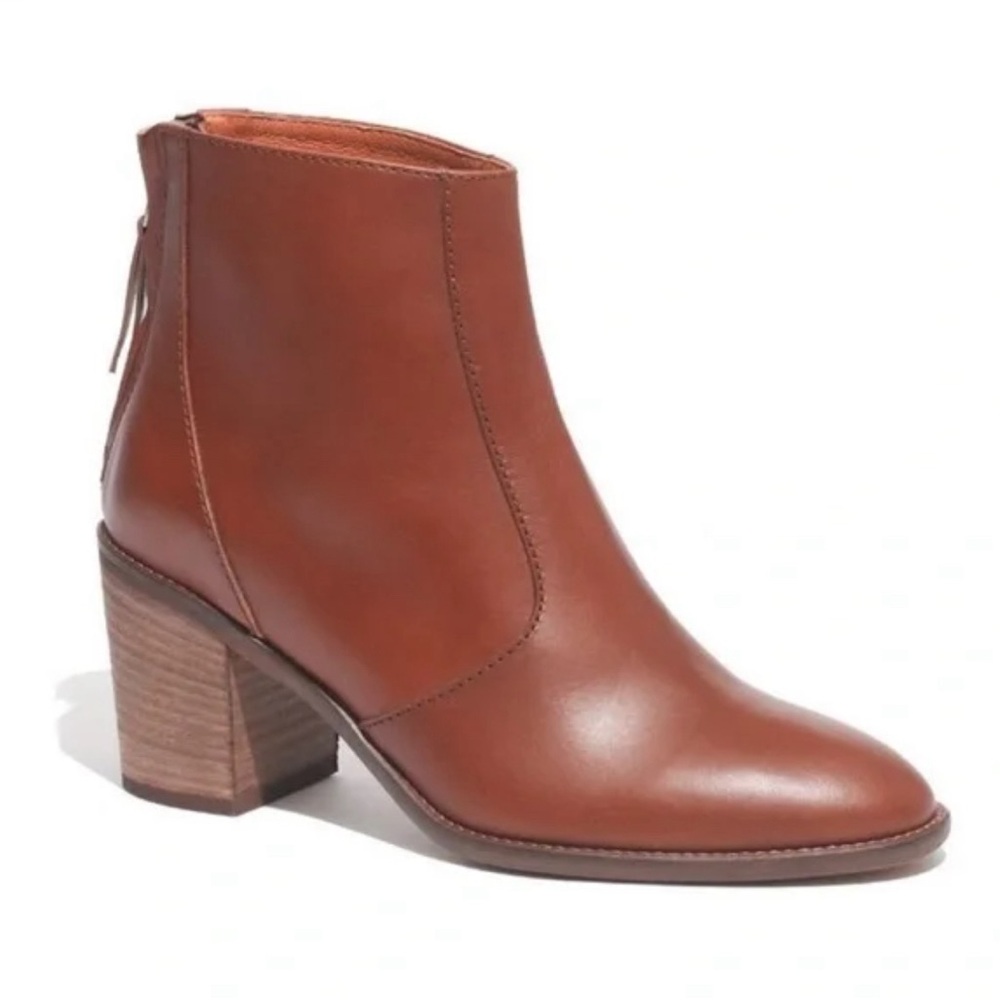 Madewell Brown Leather Ankle Boots